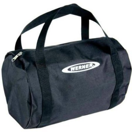 WERNER LADDER - FALL PROTECTION Werner Small Duffel Bag, 12in x 8in, Black K120000